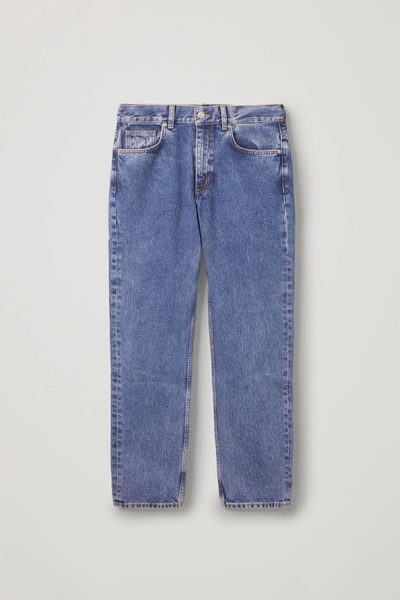 Shop Cos Slim Leg Jeans In Blue