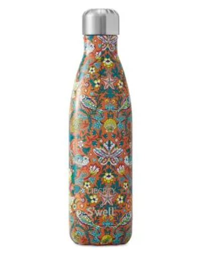 Shop S'well Liberty London Insulated Stainless Steel Water Bottle/17 Oz. In Morris Leaf