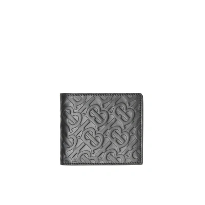 Shop Burberry Monogram Leather International Bifold Wallet