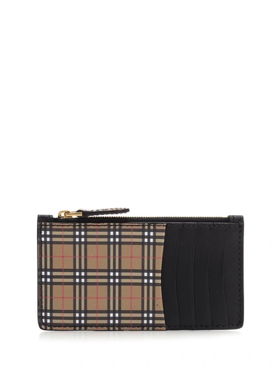 Shop Burberry Somerset Card Holder In Multi