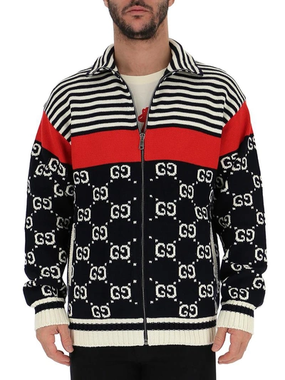 Shop Gucci Gg Striped Jacket