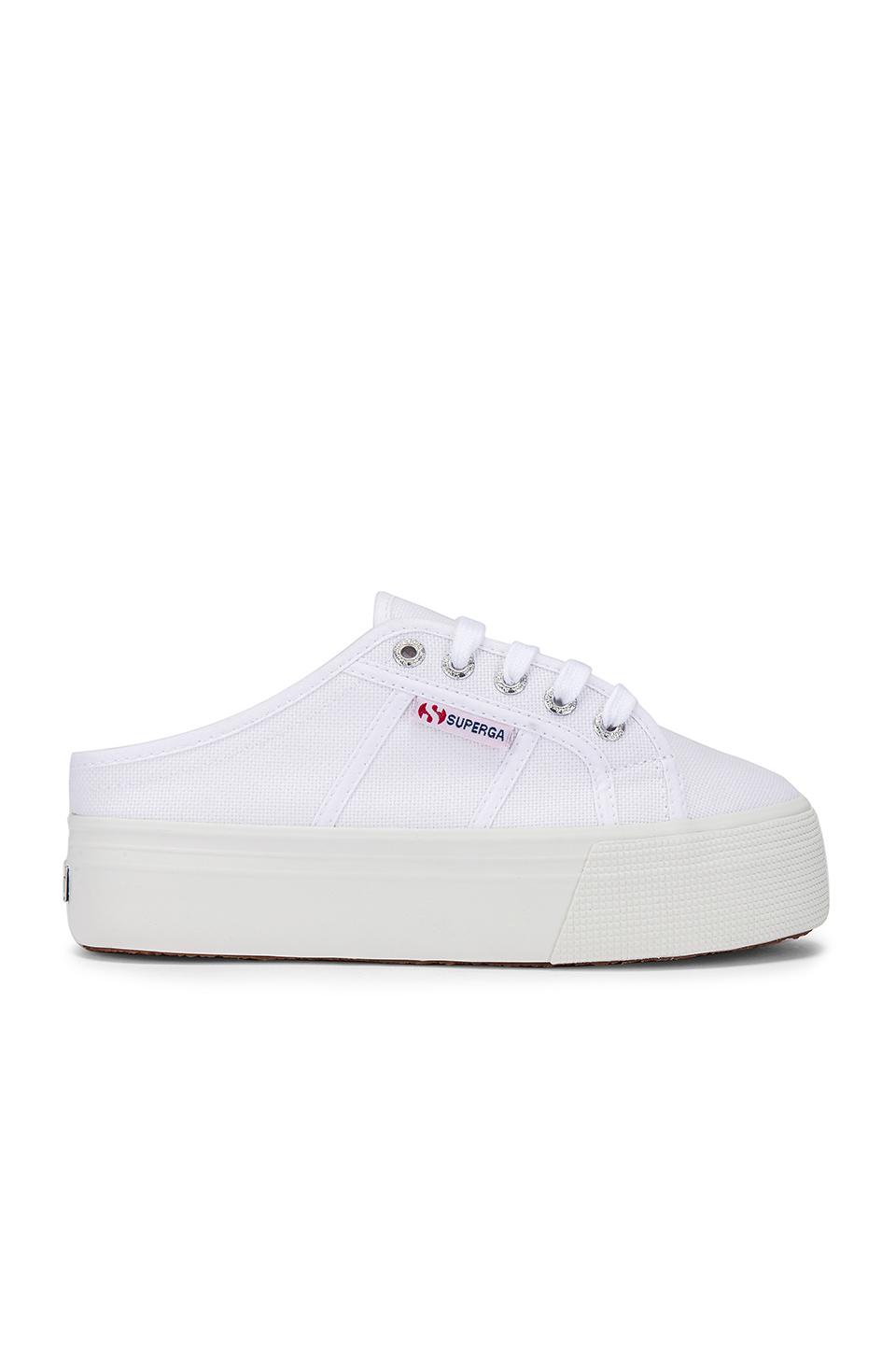 white slip on sneakers platform