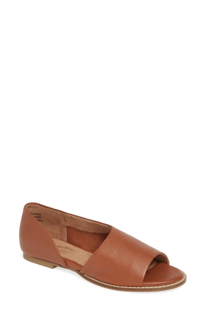 Shop Seychelles Passport Flat In Tan Suede