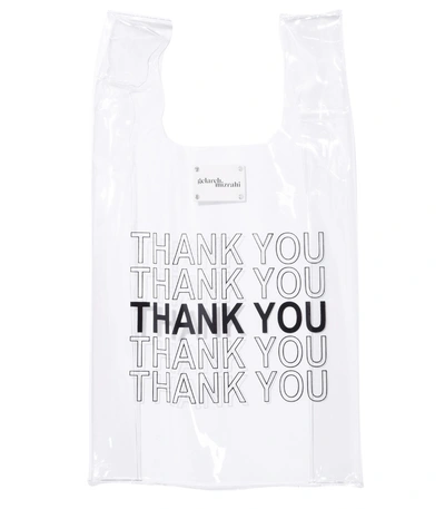 Shop Gelareh Mizrahi Thank You Bodega Bag In Clear In White