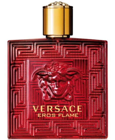Shop Versace Men's Eros Flame Eau De Parfum Spray, 3.4-oz.