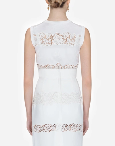 Shop Dolce & Gabbana Silk Knit In White