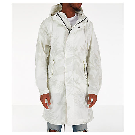 nike white parka