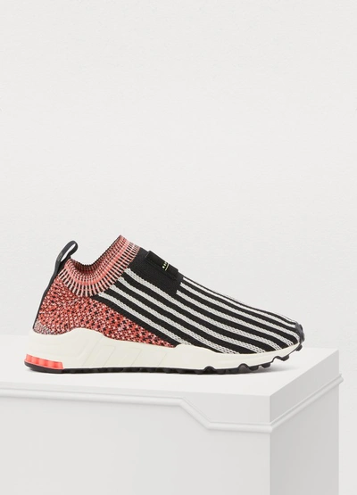 Adidas Originals Equity Support Sk Primeknit Sneakers In Noir Essentiel |  ModeSens