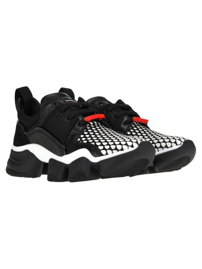 Shop Givenchy Low Jaw Sneakers In White Black