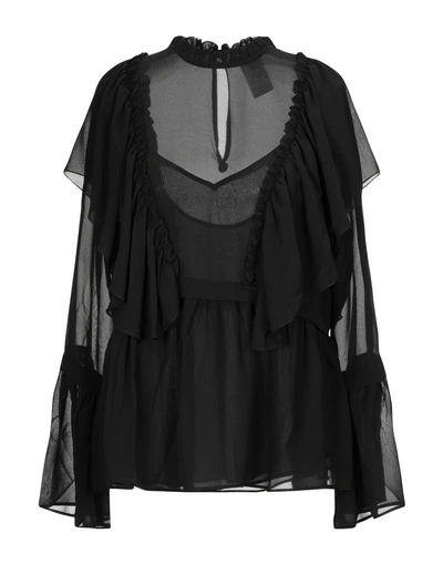 Shop Blugirl Folies Blugirl Blumarine Woman Blouse Black Size 10 Polyester