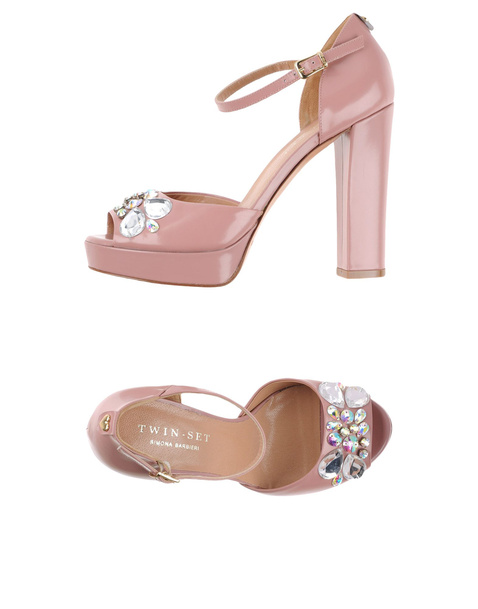 Twinset Sandals In Pastel Pink | ModeSens