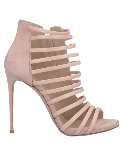 Shop Le Silla Sandals In Pale Pink