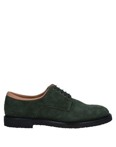 Shop Armando Cabral Laced Shoes In Military Green