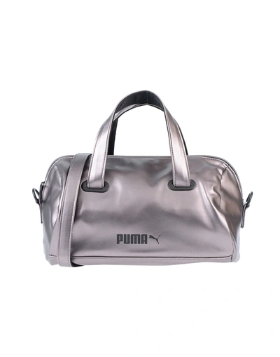 Shop Puma Handbag In Lead
