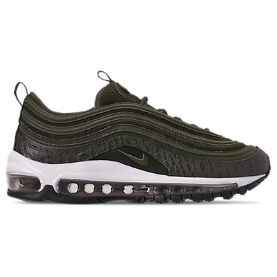 Shop Nike Women's Air Max 97 Lux Casual Shoes In Green Size 10.0