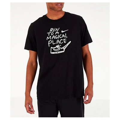 Nike Men's Dri-fit Nathan Bell Running T-shirt, Black | ModeSens