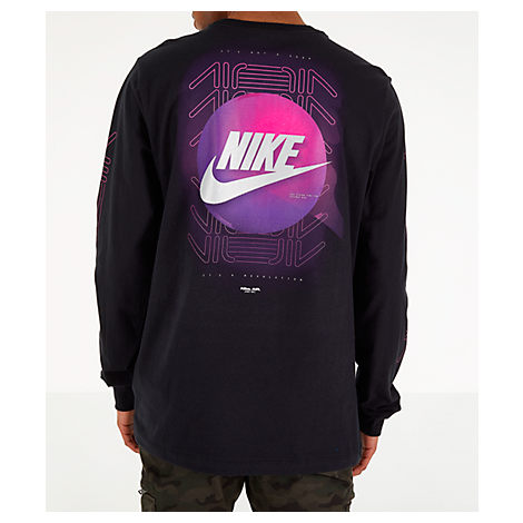 Nike Men's Sportswear Future Long-sleeve T-shirt, Black | ModeSens