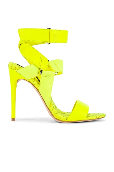 Shop Alice And Olivia Talene Heel In Neon Yellow