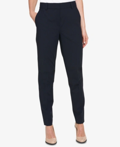 Shop Dkny Petite Essex Pants In Classic Navy