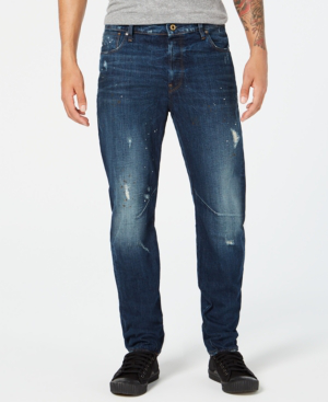g star paint splatter jeans