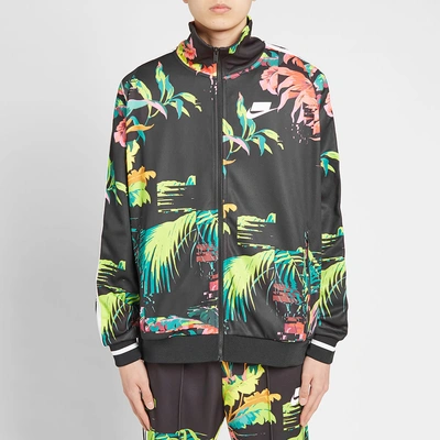 Nike Nsw Floral Track Jacket In Black | ModeSens