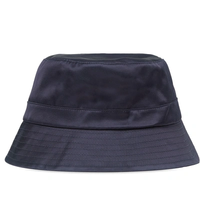 Shop Ymc You Must Create Ymc Serpico Bucket Hat In Blue