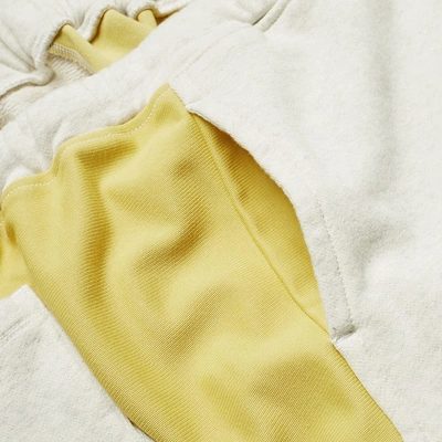 Shop Nanamica Logo Sweat Pant In Yellow
