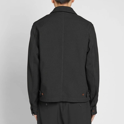 Comme des garcons homme plus garment treated layered zip jacket cheap