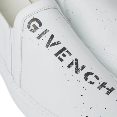 Shop Givenchy Stencil Urban Slip-on Sneaker In White