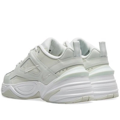 Nike M2k Tekno Tonal White Leather Sneakers In Neutrals | ModeSens