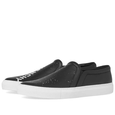 Shop Givenchy Stencil Urban Slip-on Sneaker In Black