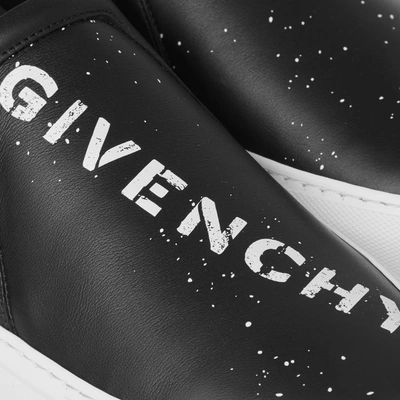 Shop Givenchy Stencil Urban Slip-on Sneaker In Black