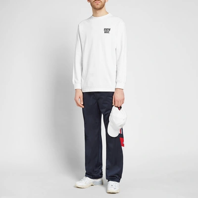 Shop Champion Reverse Weave Taped Track Pant In Blue