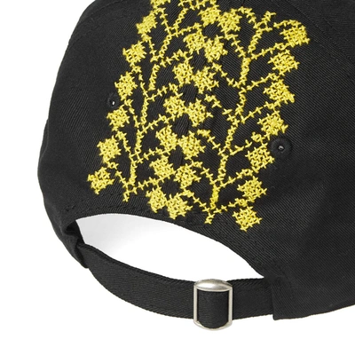 Shop Adish Sabalah Embroidered Cap In Black