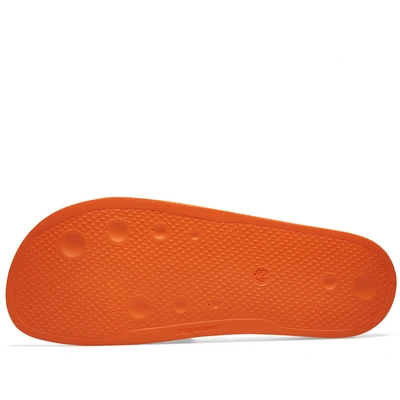 Shop Heron Preston Logo Slide In Orange