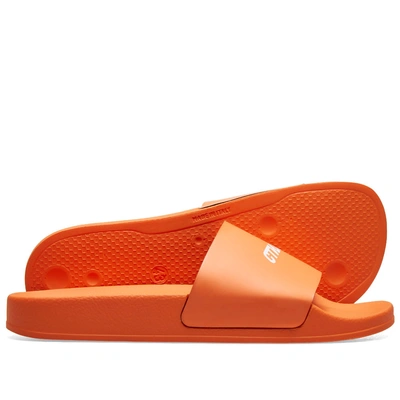 Shop Heron Preston Logo Slide In Orange