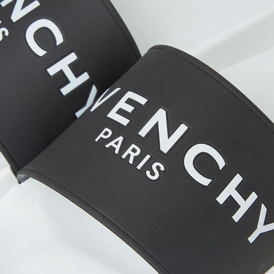 Shop Givenchy Paris Slide In Black