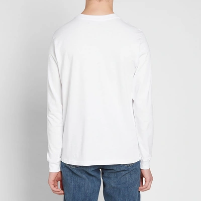 Shop Adish Long Sleeve Vip Embroidered Tee In White