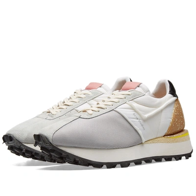 Shop Acne Studios Barric Deconstructed Sneaker In White
