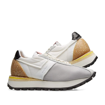 Shop Acne Studios Barric Deconstructed Sneaker In White