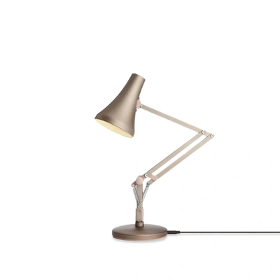 Shop Anglepoise Type 90 Mini Usb Desk Lamp In Gold