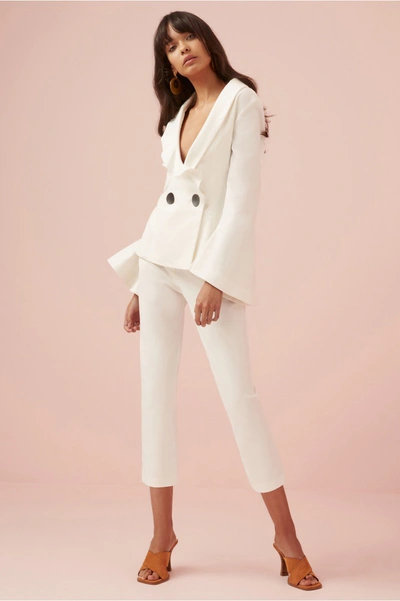 Shop Finders Keepers Francis Blazer In Ivory