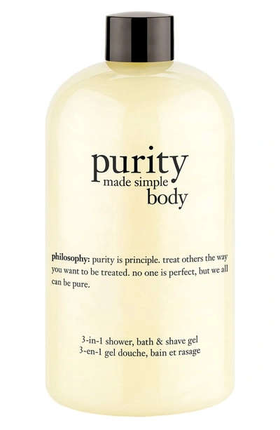 Shop Philosophy 'purity Made Simple Body' 3-in-1 Shower, Bath & Shave Gel