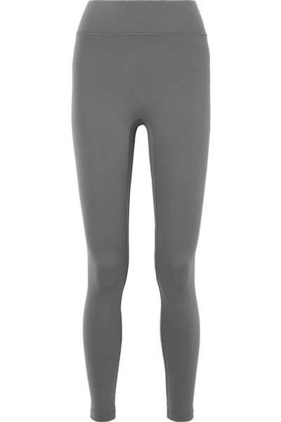 Shop All Access Center Stage Stretch Leggings In Anthracite