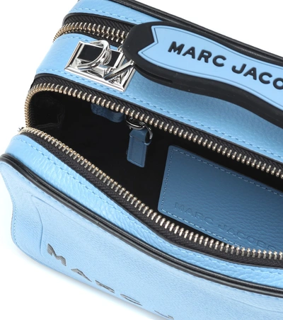 Shop Marc Jacobs The Mini Box Shoulder Bag In Blue