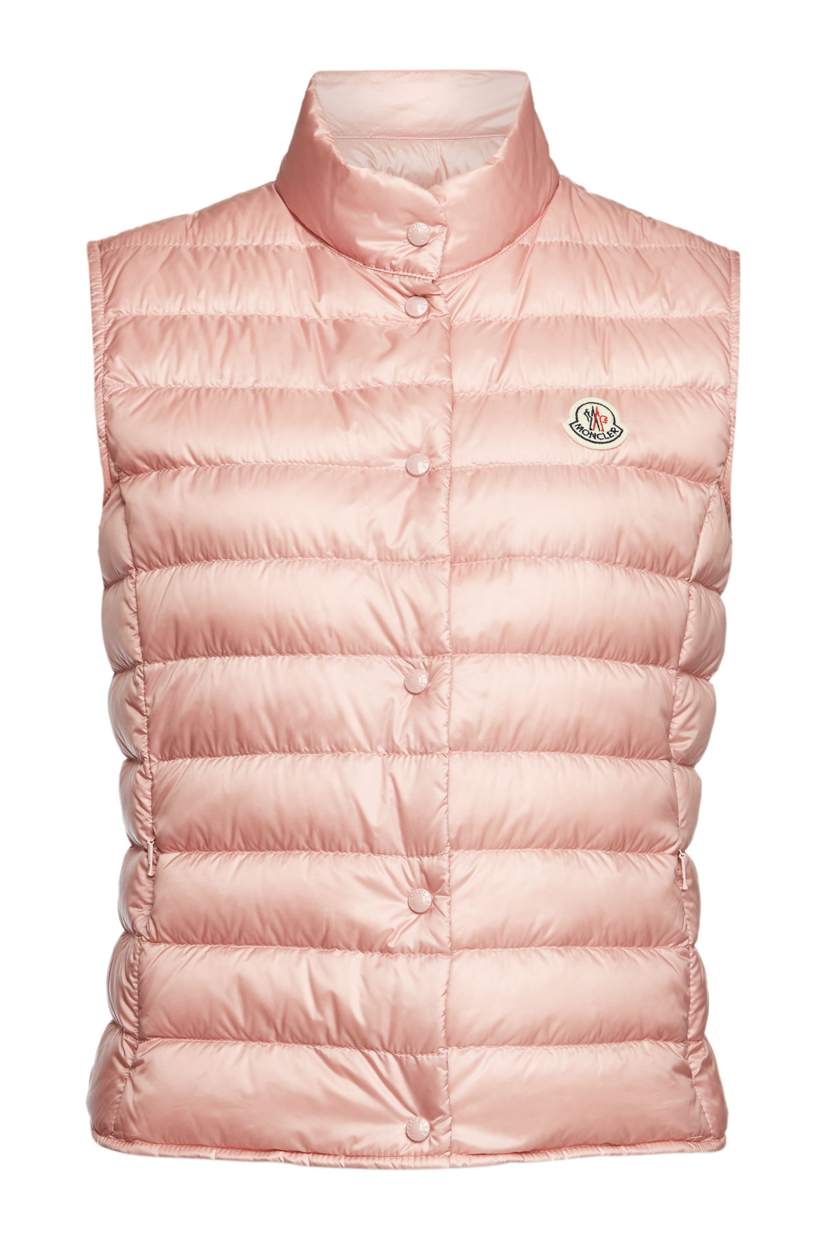 moncler vest pink