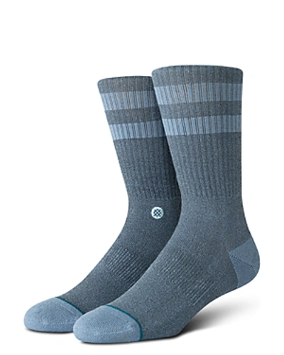 Shop Stance Joven Two-tone Socks In Bluesteel