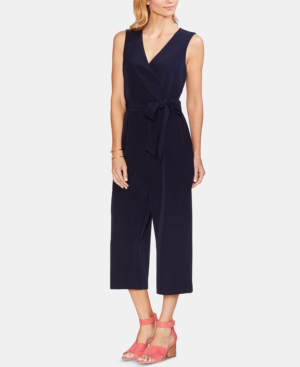 vince camuto navy jumpsuit