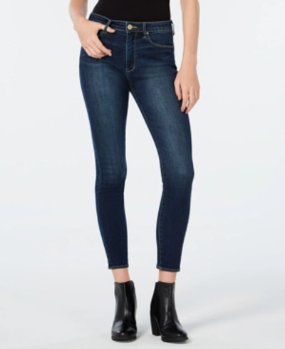 Shop Articles Of Society Heather High-rise Ankle Skinny Jeans In Mona