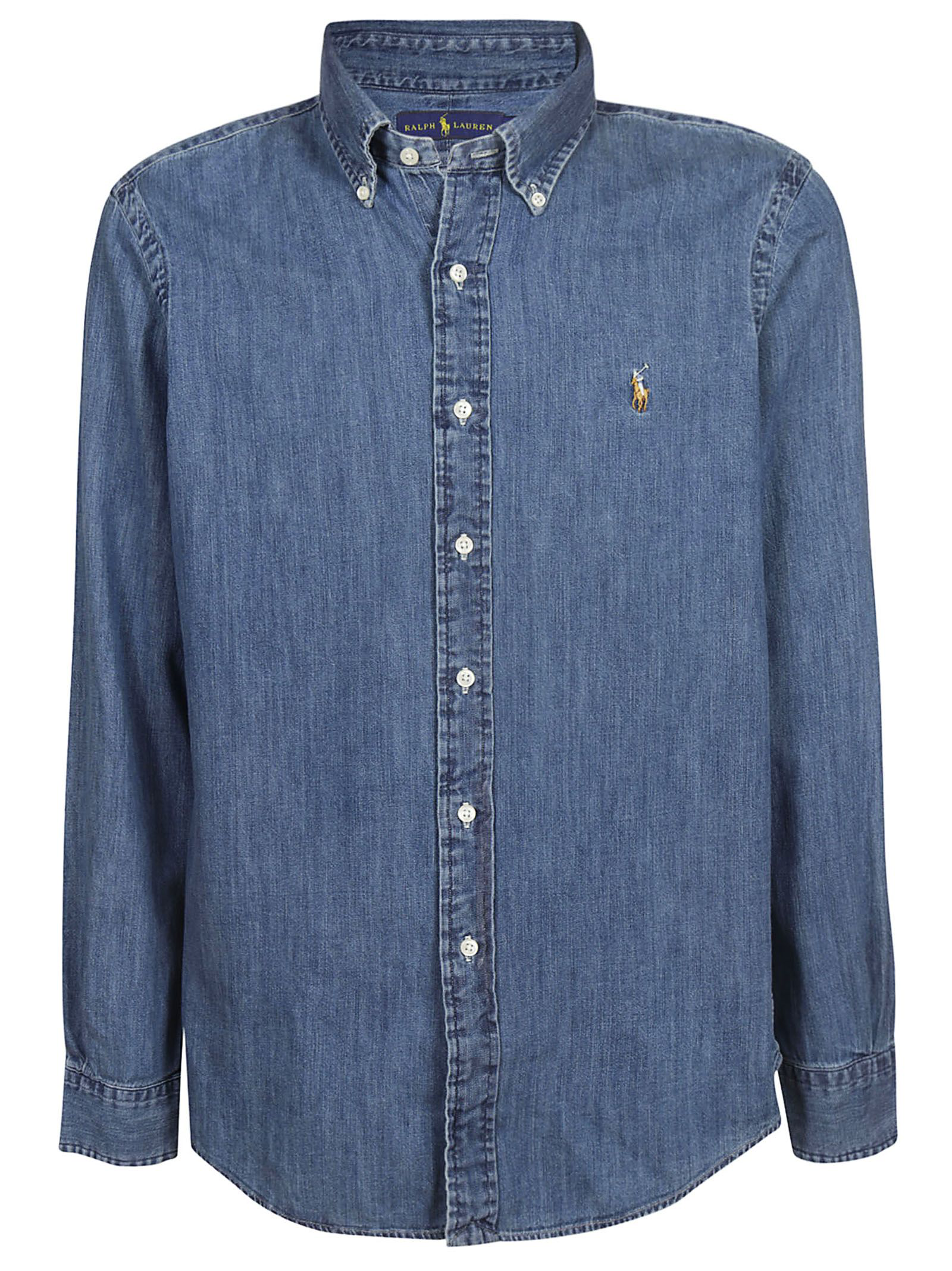 Polo Ralph Lauren Button-down Shirt In Blue | ModeSens
